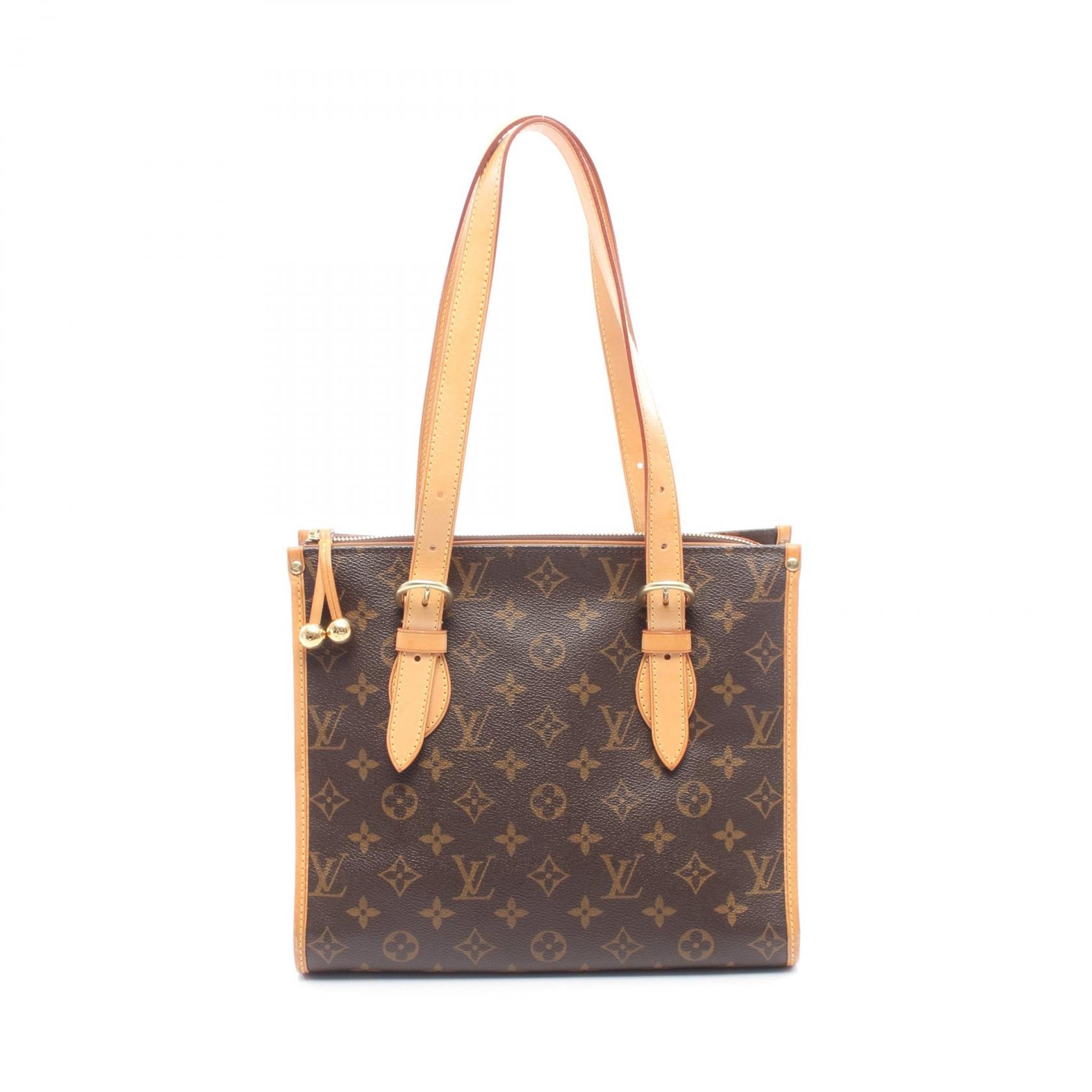 ルイ・ヴィトン LOUIS VUITTON ポパンクール オ モノグラム トートバッグ バッグ PVCコーティングキャンバス レザー モノグラム レディース ブラウン系 M40007 【中古】