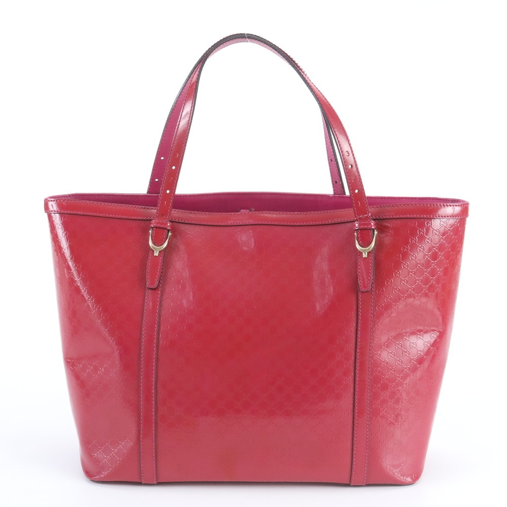 グッチ マイクロGGシマ 309613 トート バッグ レザー