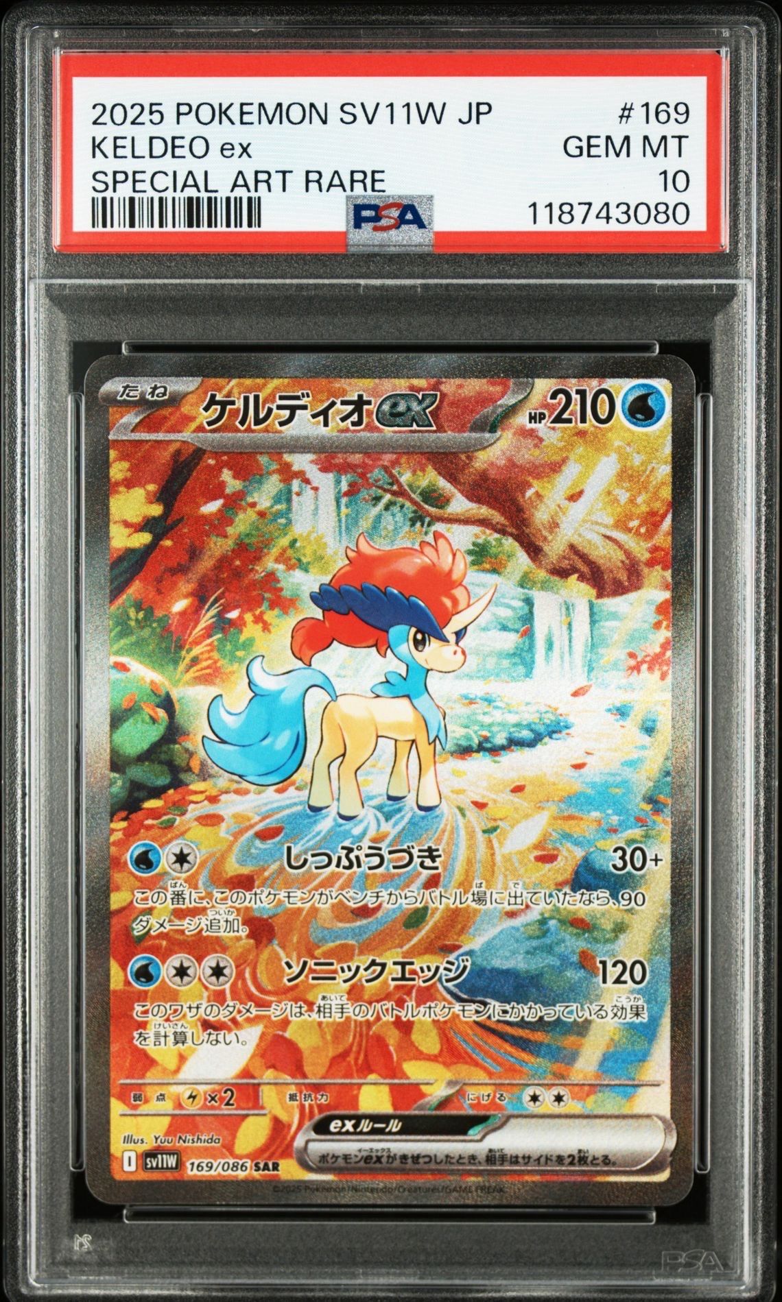 ケルディオex SAR [SV11W 169/086](拡張パック「ホワイトフレア」)