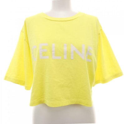 セリーヌ CELINE CELINEプリント クロップドTシャツ 2X761671Q Tシャツ