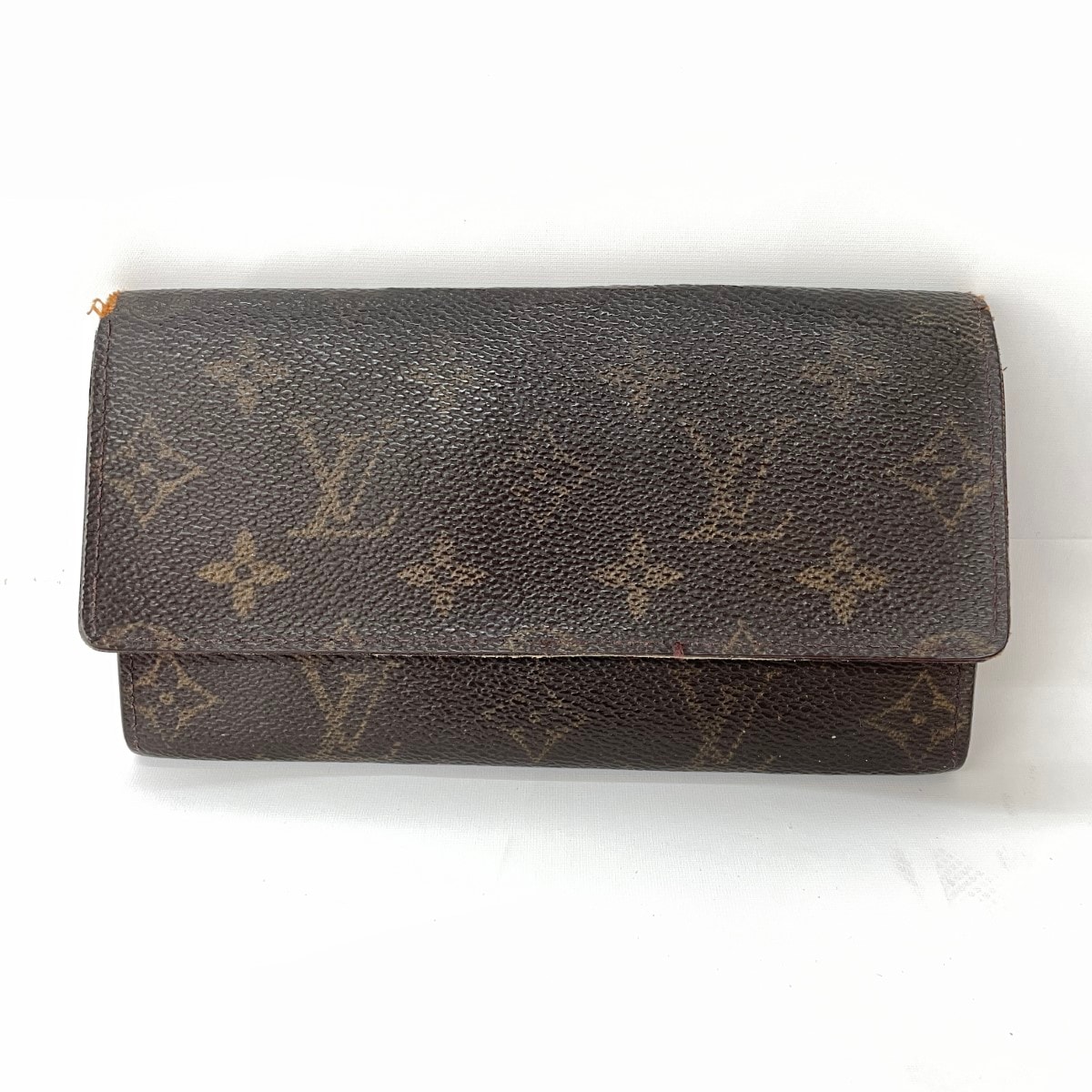 〇〇LOUIS VUITTON ルイヴィトン モノグラム ポルトエン3カルトクレディ 長財布 M61818 ブラウン