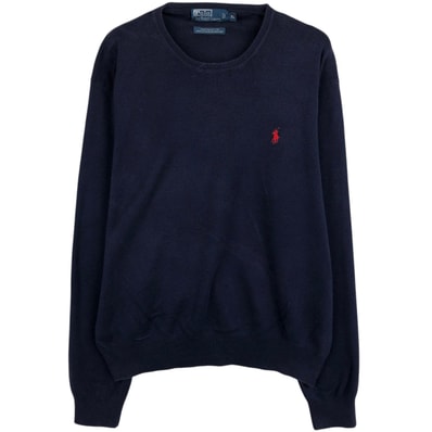 古着 ラルフローレン Ralph Lauren POLO by Ralph Lauren ピマコットンニットセーター メンズXL相当/eaa617984