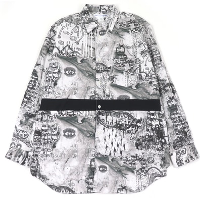 極美品 コムデギャルソンシャツ 長袖シャツ M BRETT WESTFALL