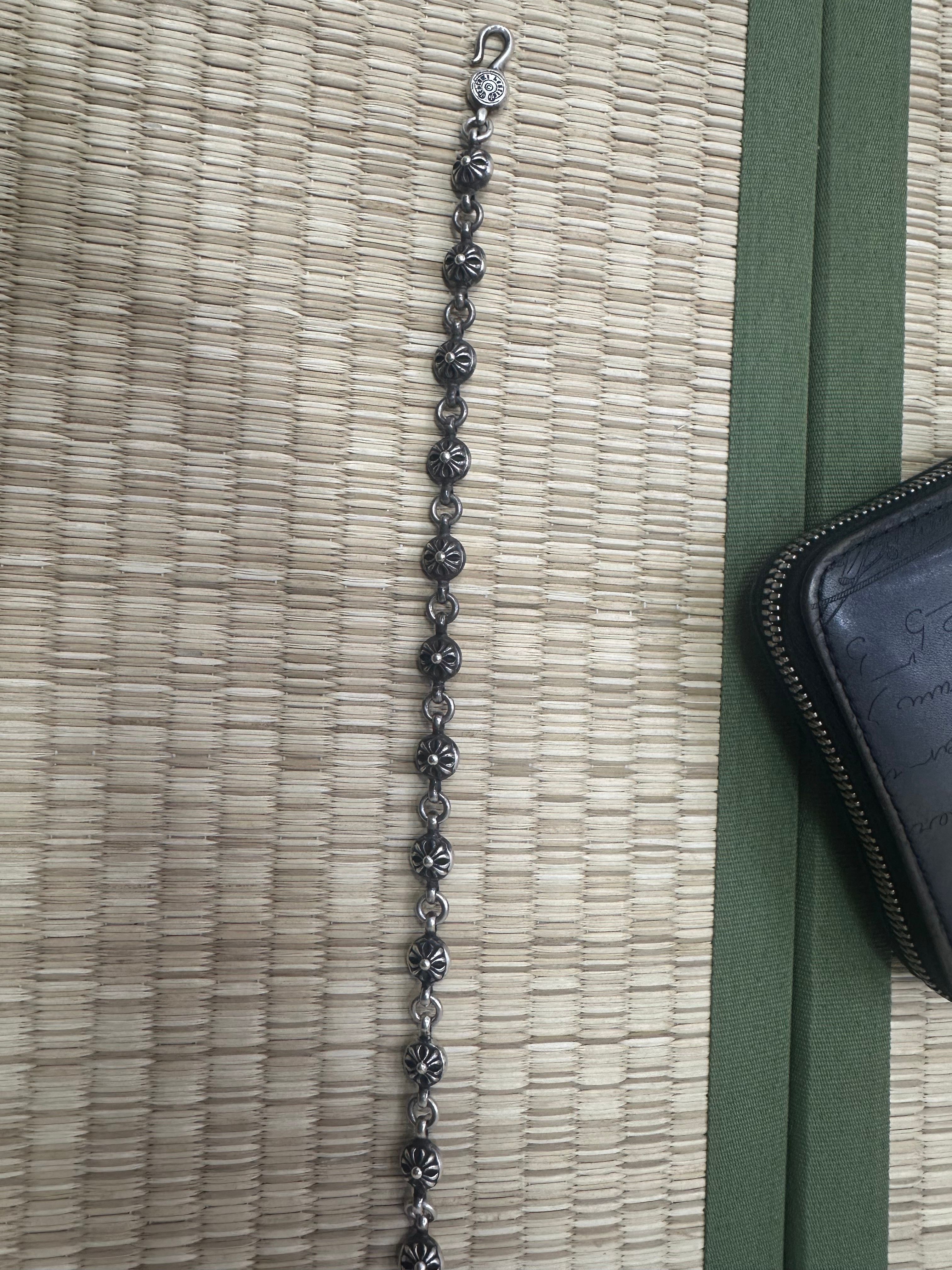 Chrome Hearts # 1 Cross Ball Bracelet "Silver"