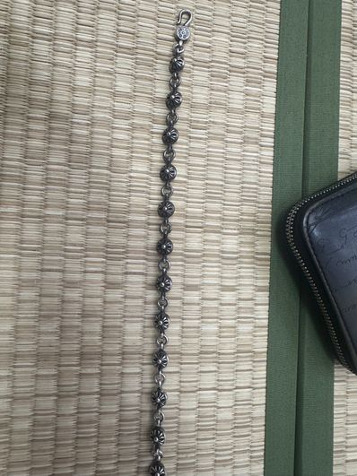 Chrome Hearts # 1 Cross Ball Bracelet "Silver"