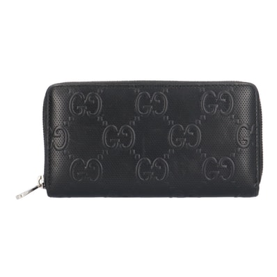 グッチ GGエンボス 長財布 レザー 625558 ユニセックス GUCCI 中古