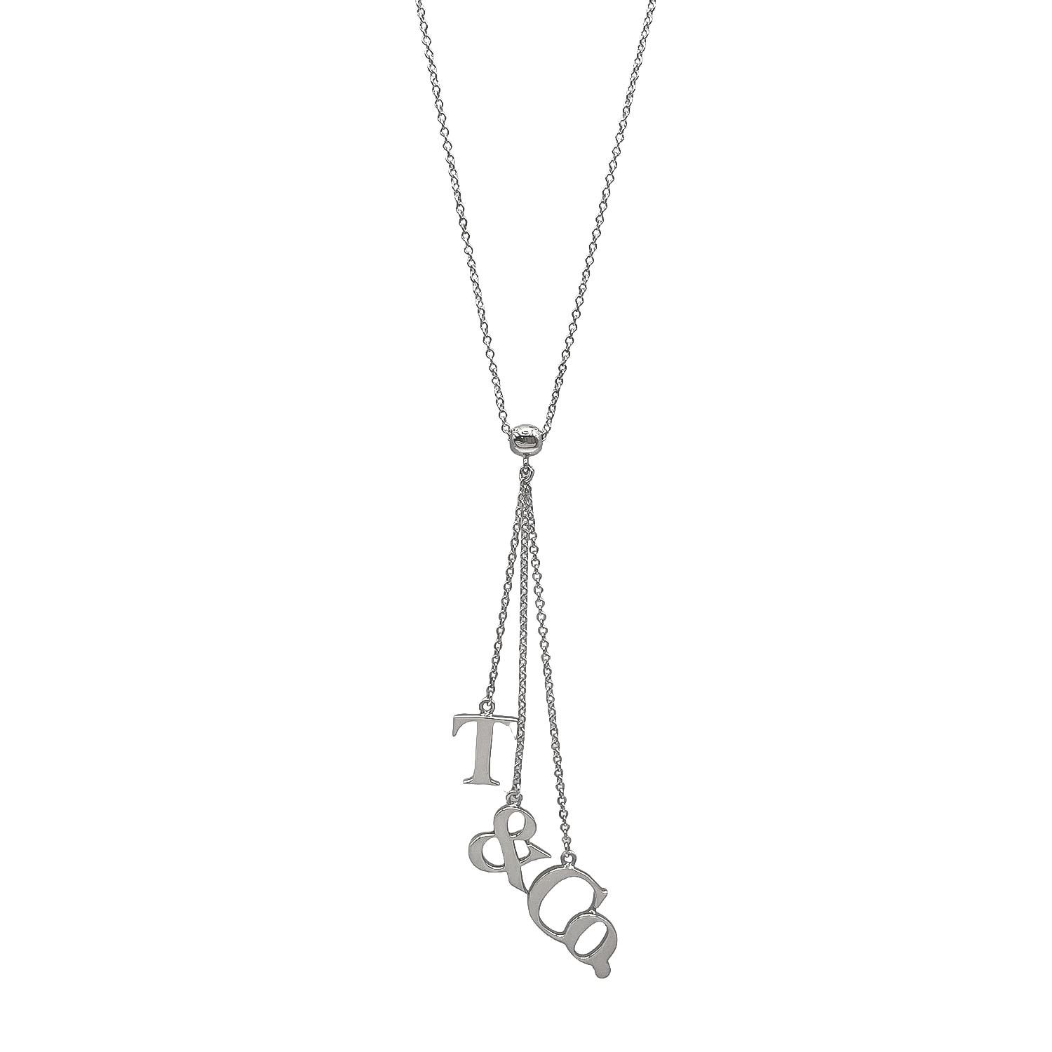 TIFFANY&Co. ティファニー アイコンロゴ スイング ネックレス
 ペンダント SV925 シルバー 新品仕上済 レディース
 【中古】
