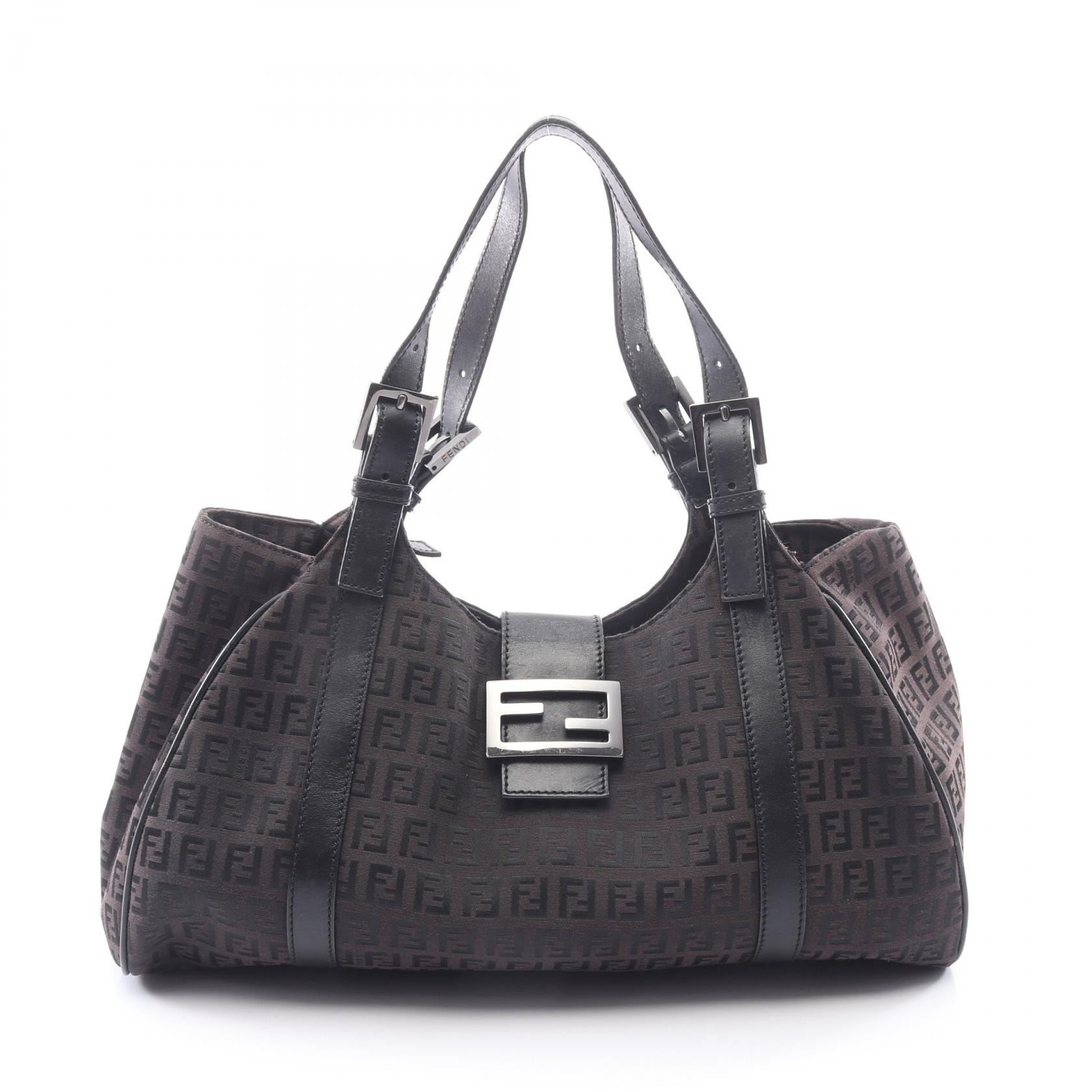 D (傷や汚れあり)】フェンディ FENDI ズッキーノ ハンドバッグ バッグ