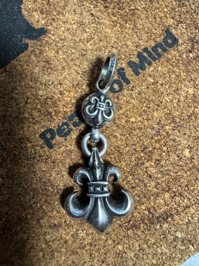Chrome Hearts 1 Ball BS Flare Charm "Silver"
