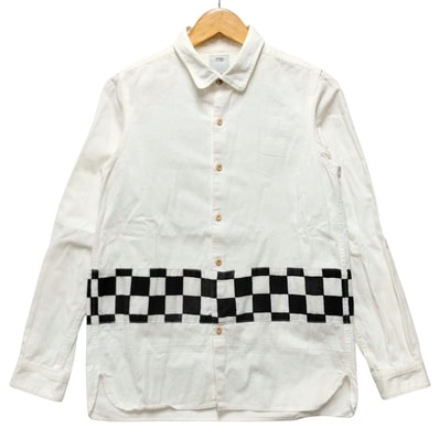 VISVIM ビズビム 品番 0117205011018 LONGRIDER SHIRT CHECKERBOARD BORDER 長袖シャツ 53089