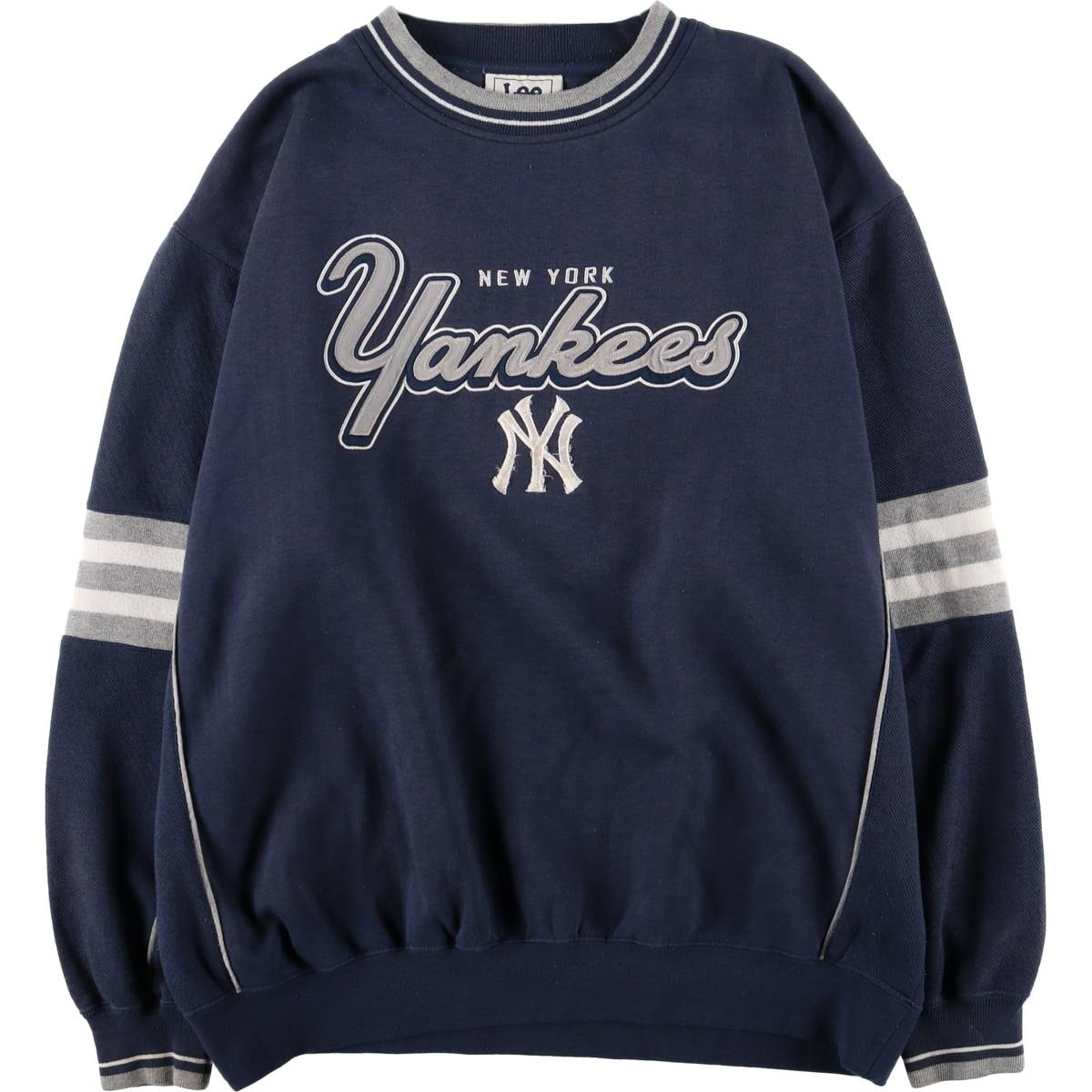 古着 90年代 リー Lee SPORT MLB NEW YORK YANKEES ニューヨークヤンキース ロゴスウェットシャツ トレーナー メンズL相当 ヴィンテージ/eaa579270