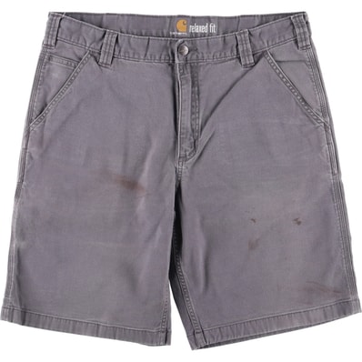 古着 カーハート Carhartt ダック地 ワークショーツ ハーフパンツ メンズw36相当/eaa573822