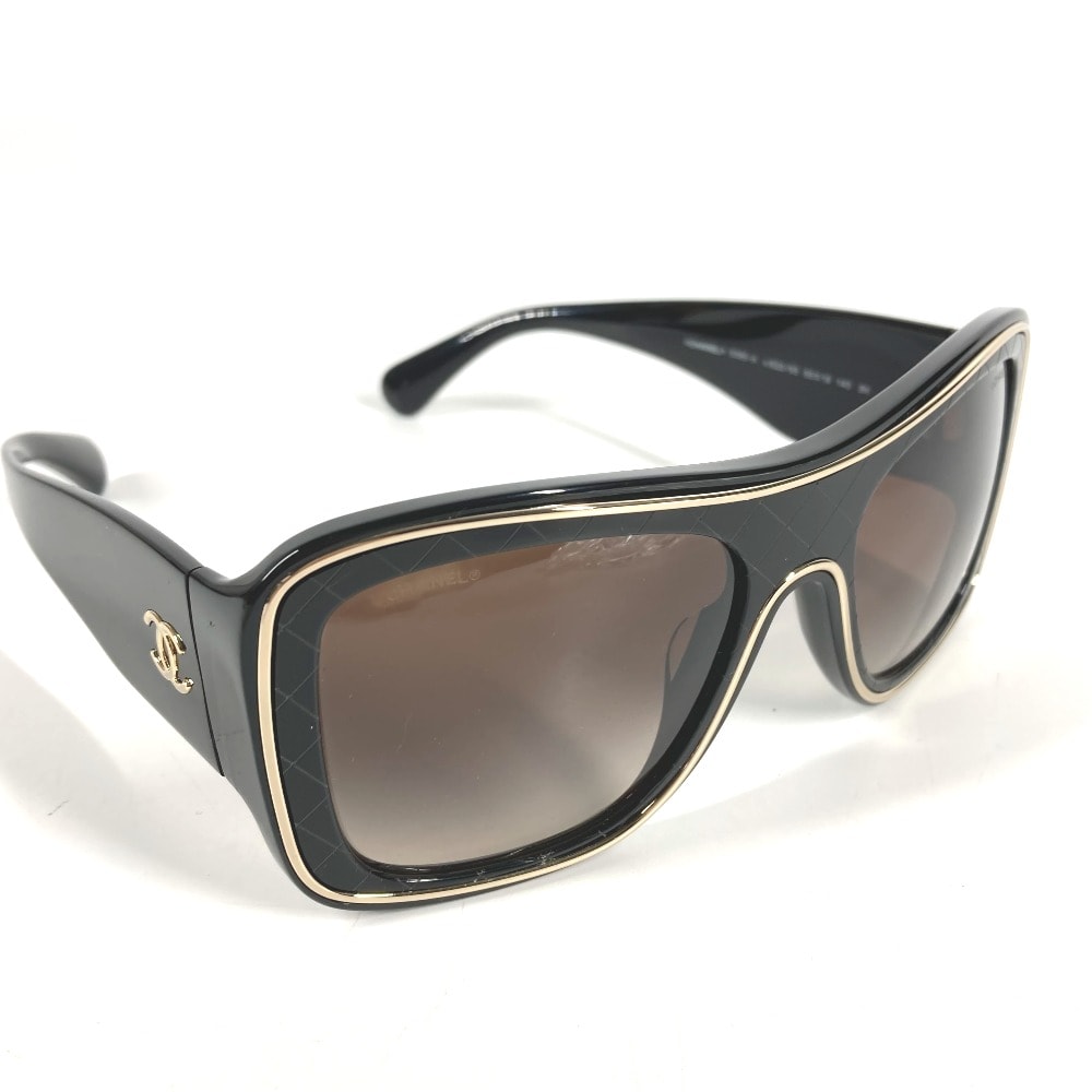 シャネル CHANEL CC ココマーク ロゴ 5395-A ヴィンテージ めがね メガネ アイウェア 眼鏡 サングラス プラスチック ブラック