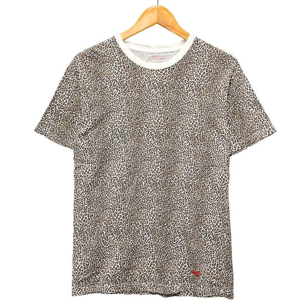 SUPREME シュプリーム × Hanes レオパード柄 半袖Tシャツ 56397
