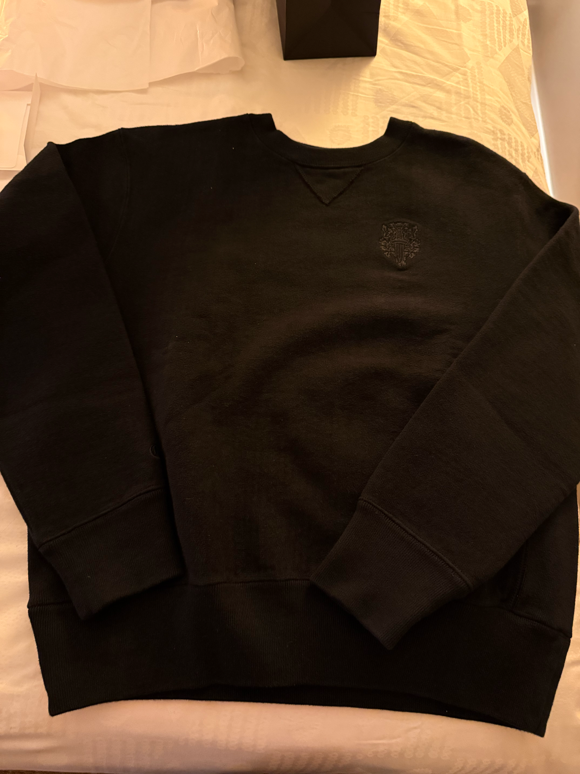 chromehearts SWTSHRT KING FISH CREW BLK キングフィッシュ