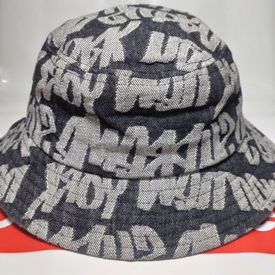 Supreme Fat Tip Jacquard Denim Crusher "Black"