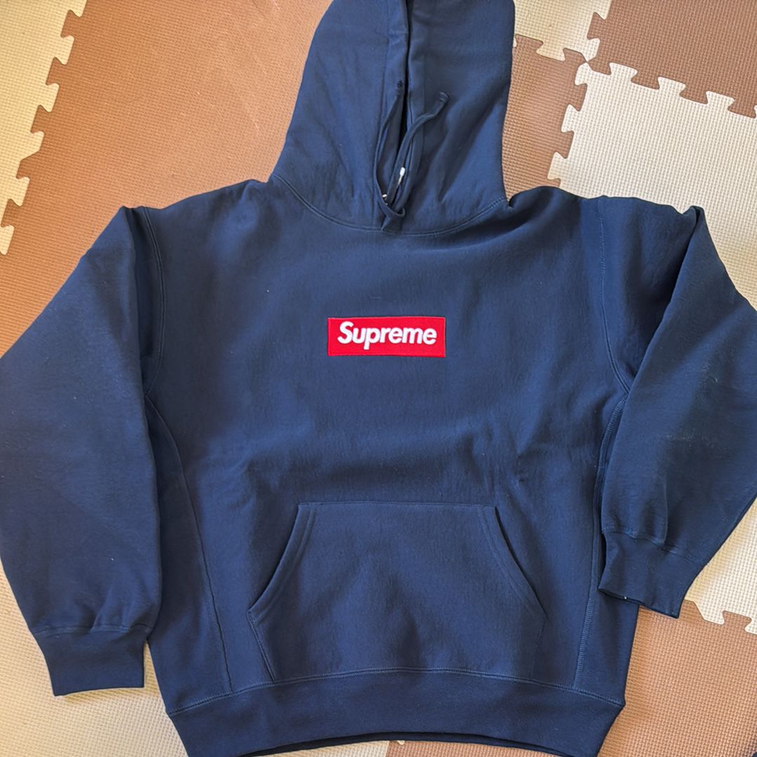 Supreme Box Logo Hooded Sweatshirt "Navy" (24FW)