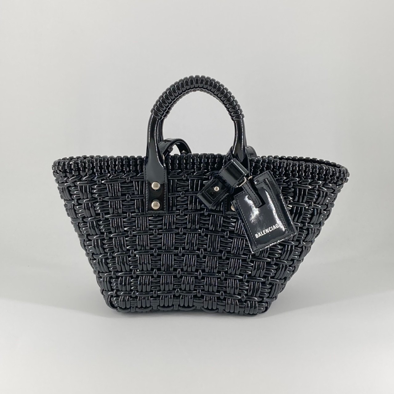 BALENCIAGA(バレンシアガ) ビストロXS バスケット 671342 ハンドバッグ ブラック