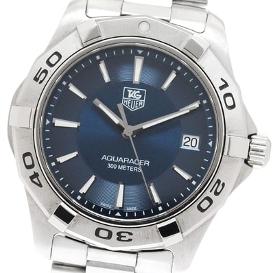 タグホイヤー アクアレーサー デイト WAP1112 メンズ 【中古】