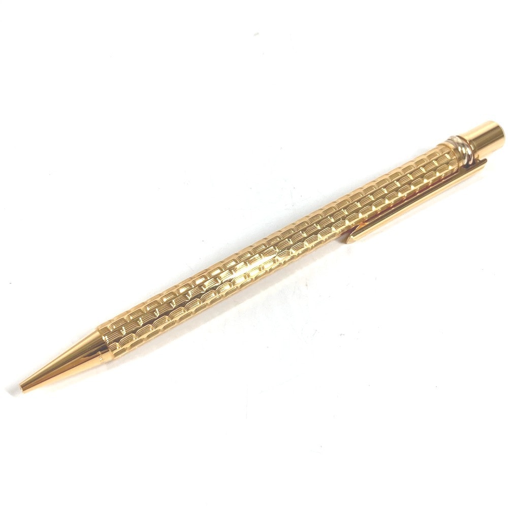 カルティエ CARTIER トリニティ ロゴ ステーショナリー ペン ボールペン メタル ゴールド