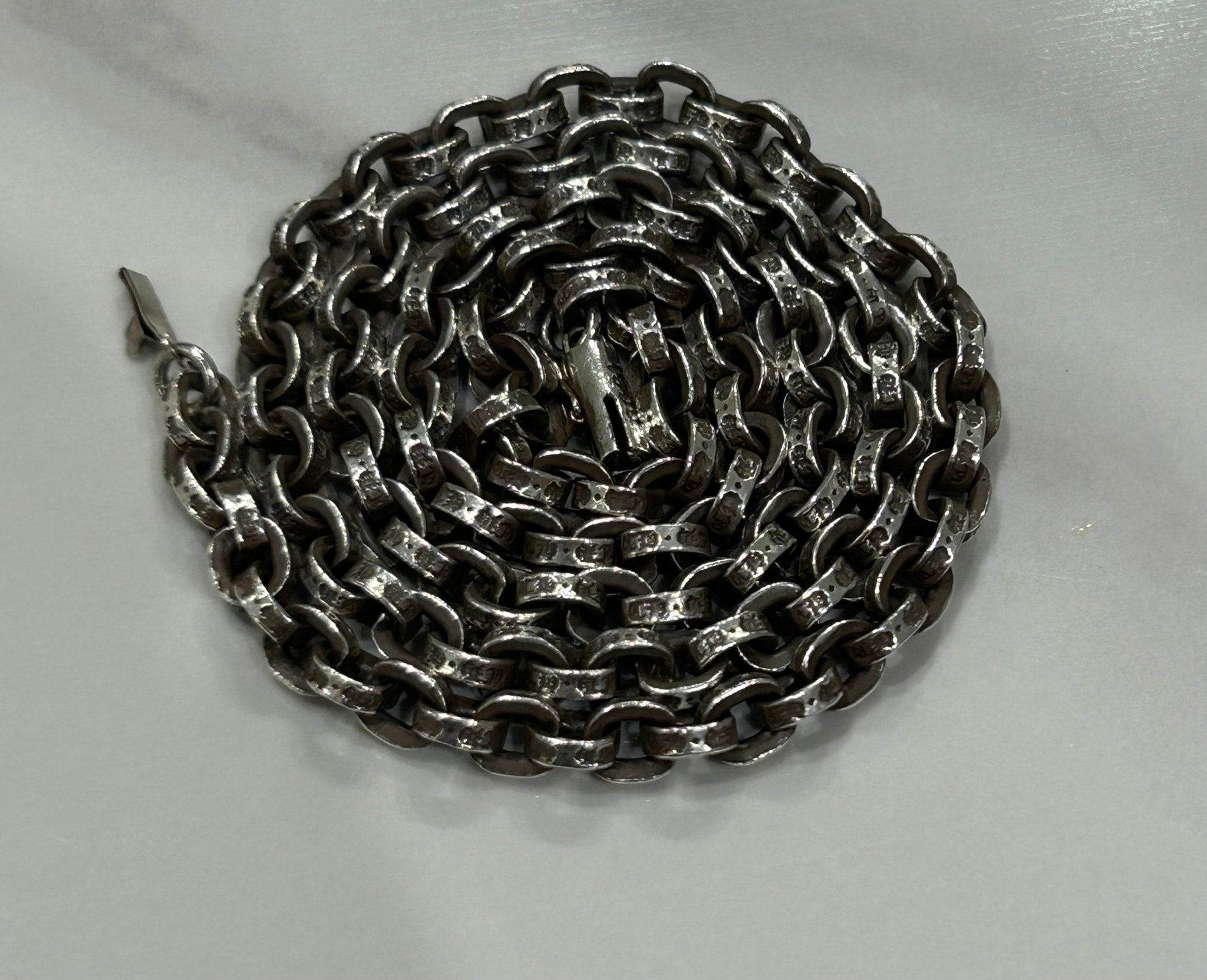 Chrome Hearts Paper Chain Necklace "Silver"