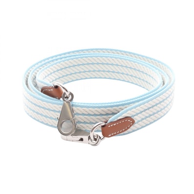 エルメス HERMES バンドリエール サングル コルダージュ ショルダーストラップ アクセサリー キャンバス レザー トワル / ヴォースイフト トワル ホワイト K刻印(2025年製造) レディース ブルー系 / ホワイト系 【中古】