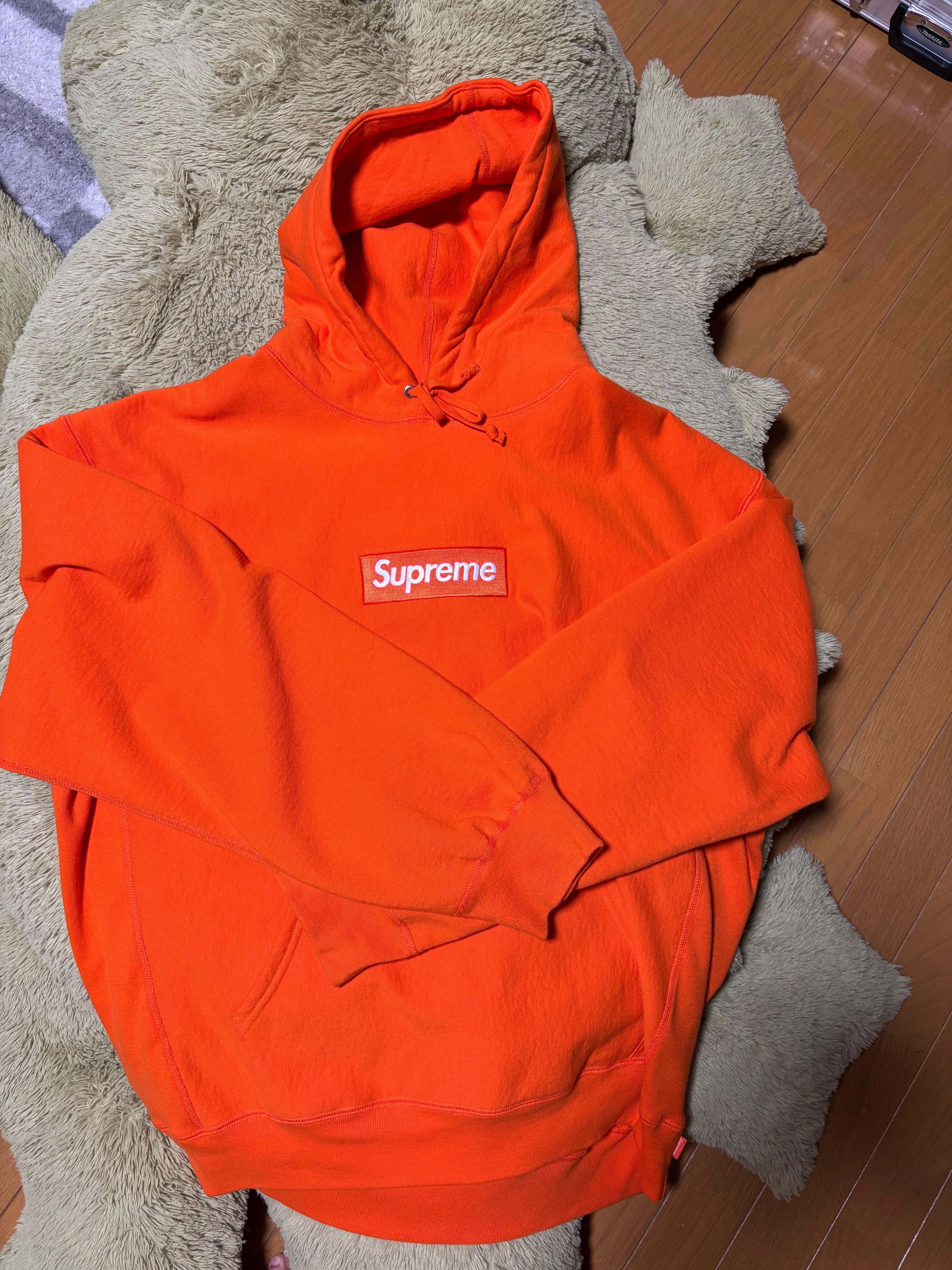 Supreme Box Logo Hooded Sweatshirt "Orange" (24FW)