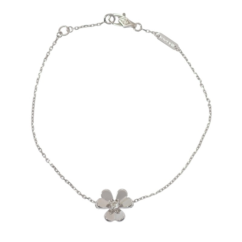 ヴァンクリーフ&アーペル Van Cleef & Arpels フリヴォル ミニ VCARP0J500 ブレスレット K18ホワイトゴールド ダイヤモンド レディース【中古】【Aランク】