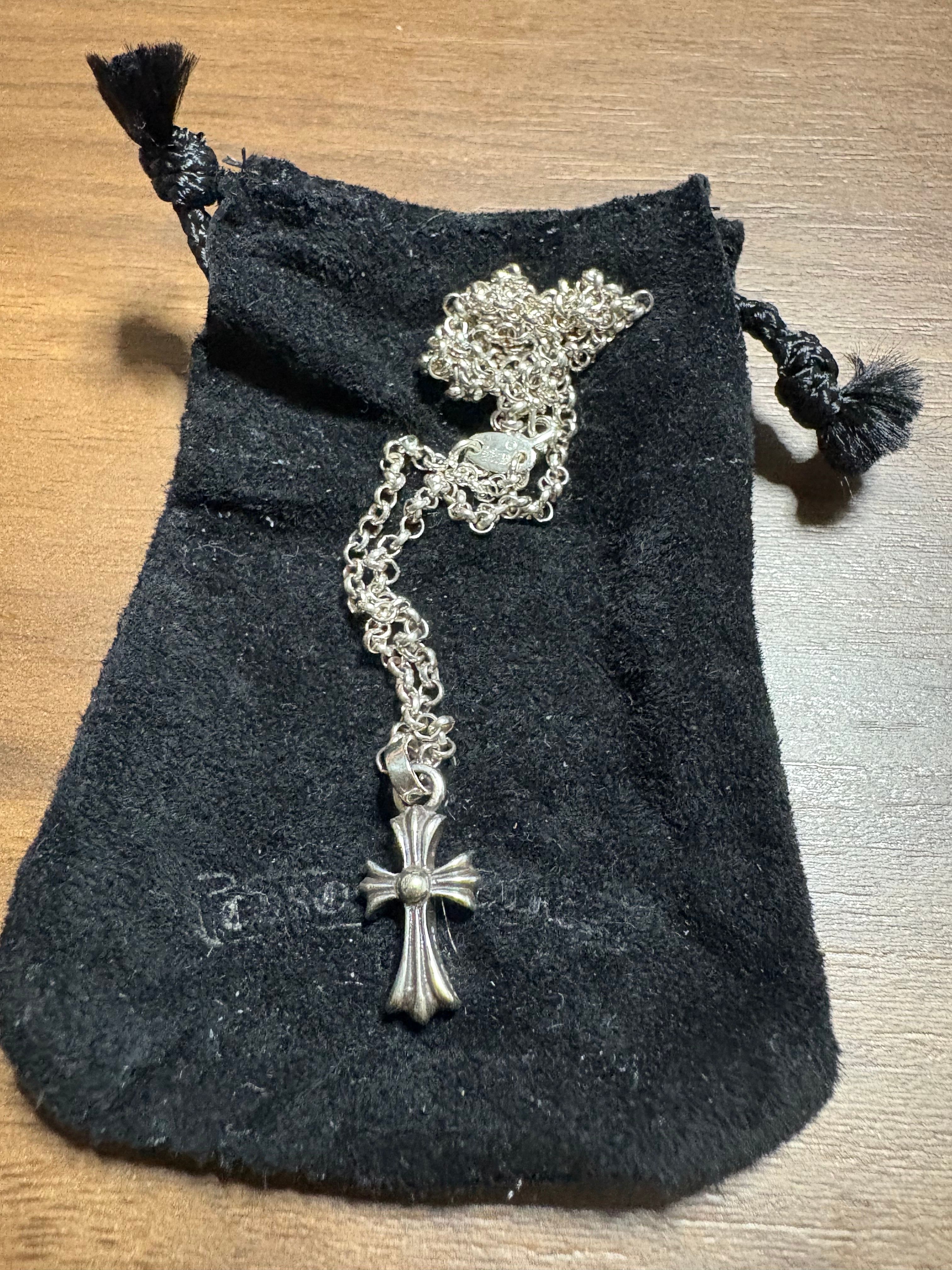 Chrome Hearts CH Cross Baby Fat Charm "Silver"