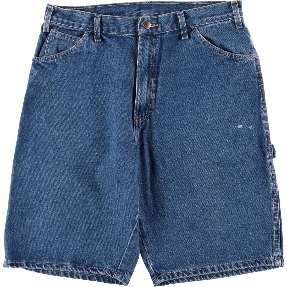 古着 ディッキーズ Dickies Relaxed Fit デニムペインターショーツ ハーフパンツ メンズw33相当/eaa557027
