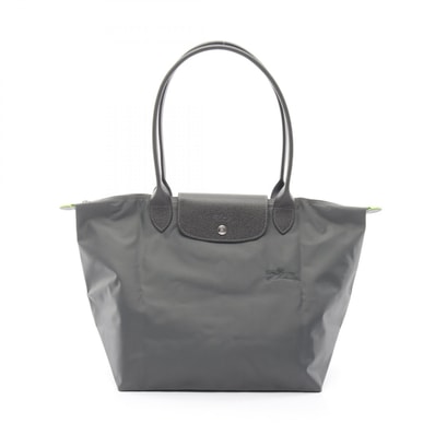 ロンシャン Longchamp ル プリアージュ グリーン L ショルダーバッグ バッグ キャンバス レザー レディース グレー系 L1899919P66 【新品】