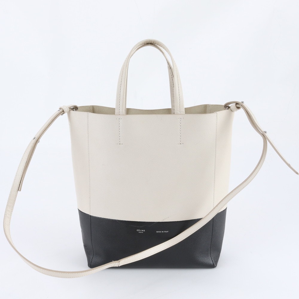 ■美品 セリーヌ バーティカル スモール カバショルダーバッグ レザー