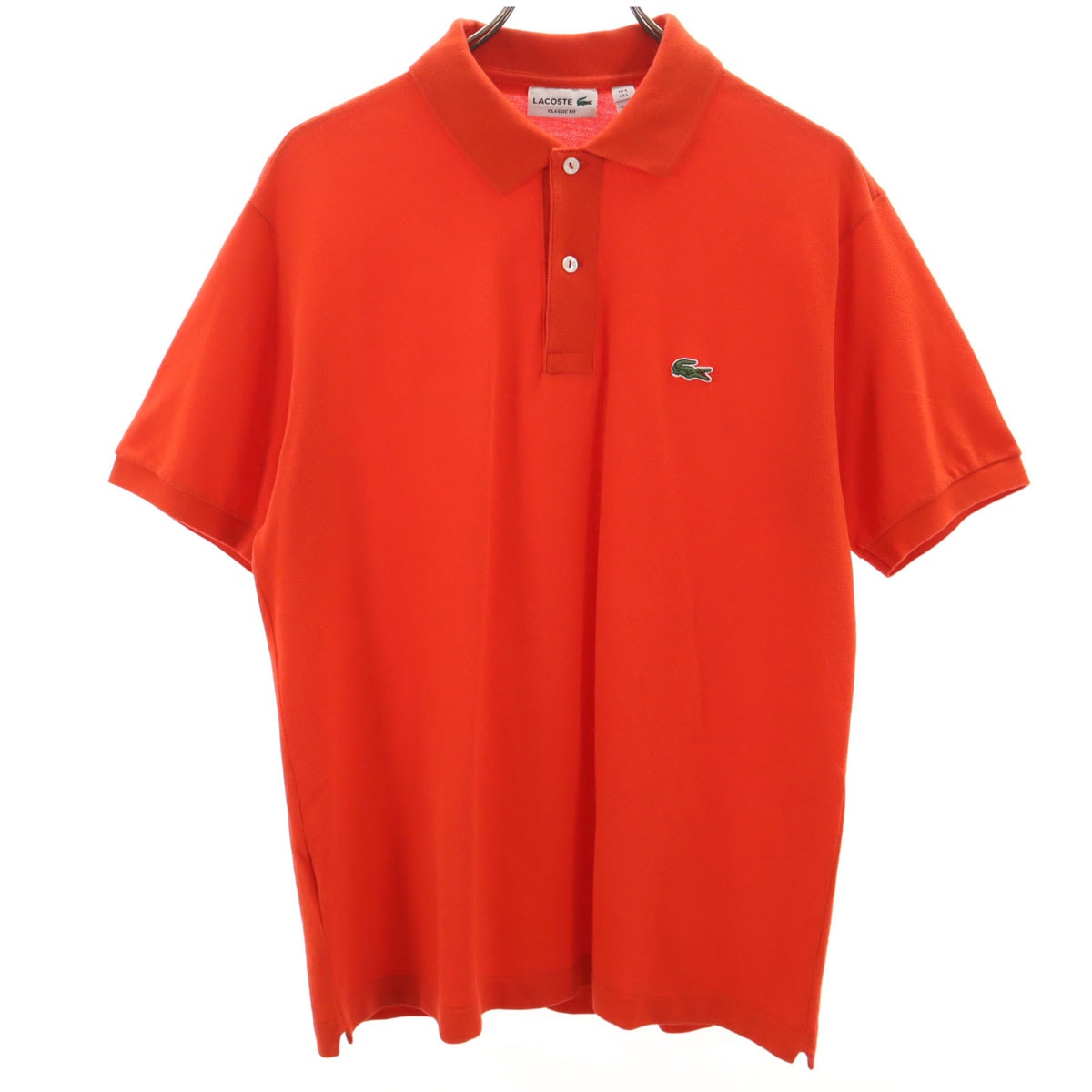 LACOSTE ラコステ 半袖 ポロシャツ 5 オレンジ CLASSIC FIT