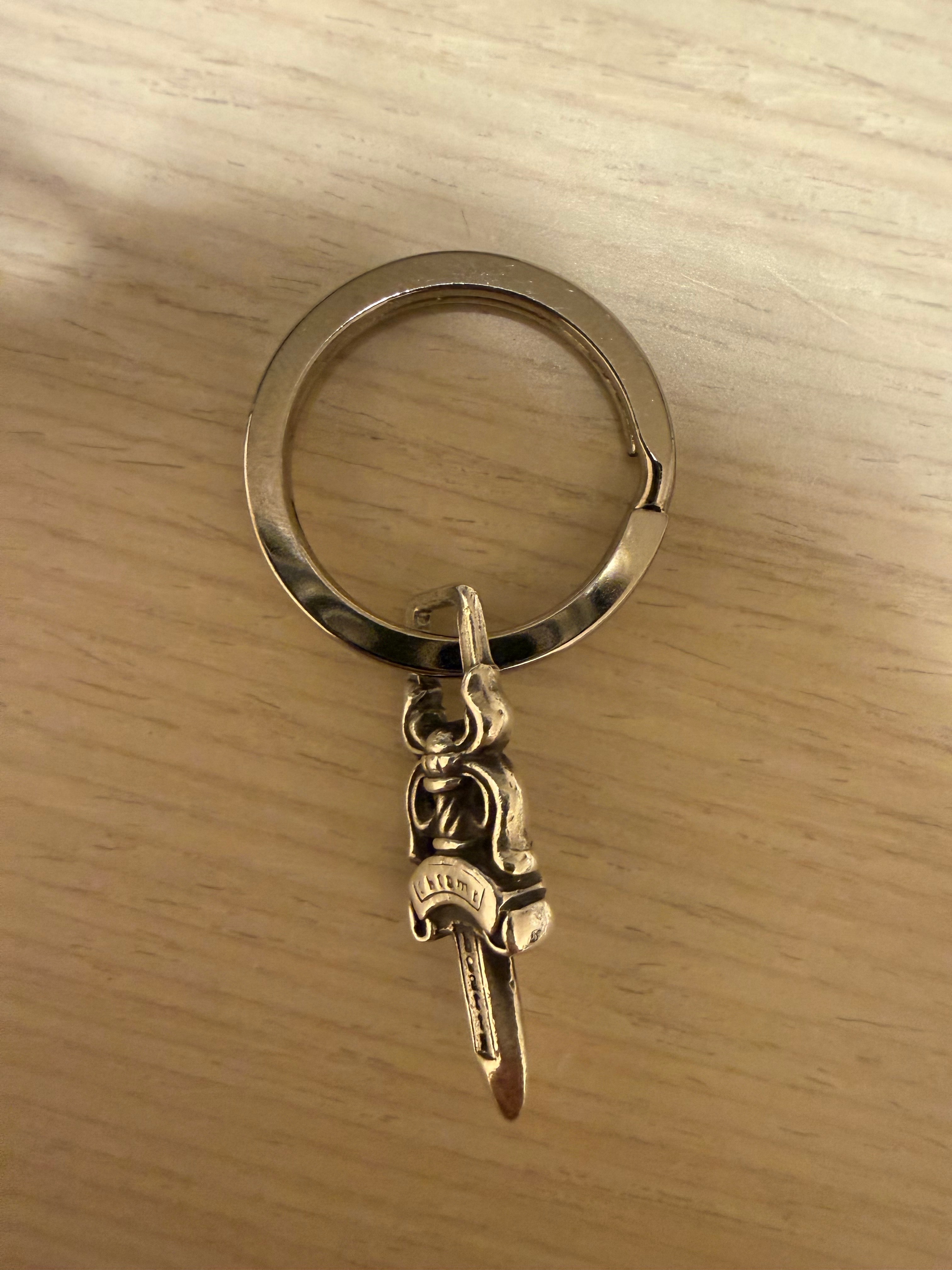Chrome Hearts #5 Dagger Key Ring "Silver"