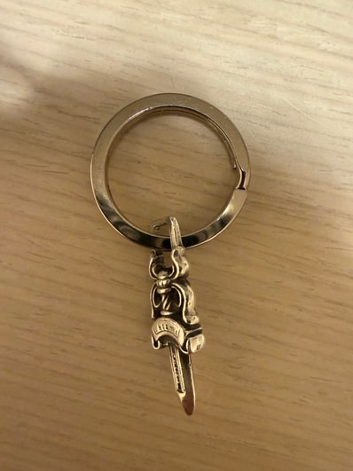 Chrome Hearts #5 Dagger Key Ring "Silver"