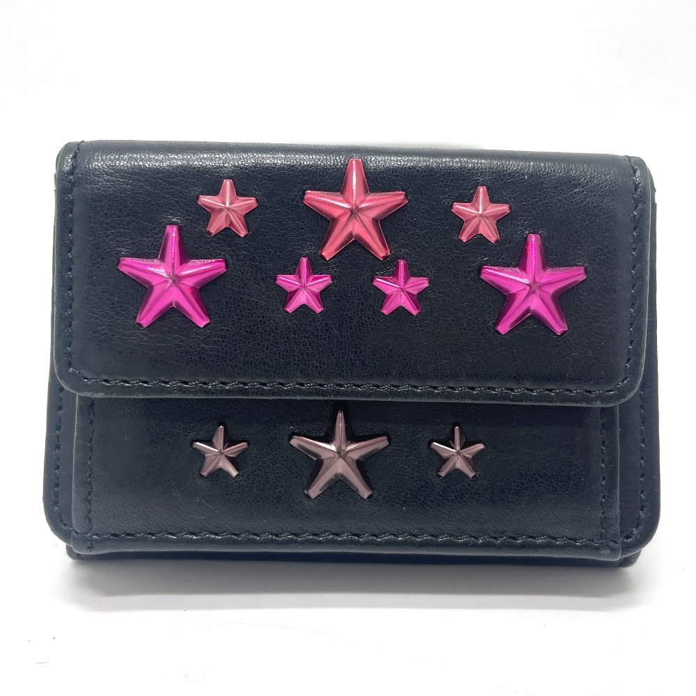 C (やや傷や汚れあり)】ジミーチュウ JIMMY CHOO ウォレット スター
