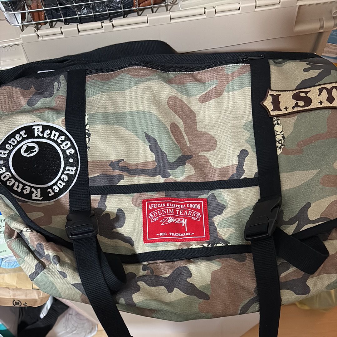 Stussy x Denim Tears Messenger Bag "Camo"