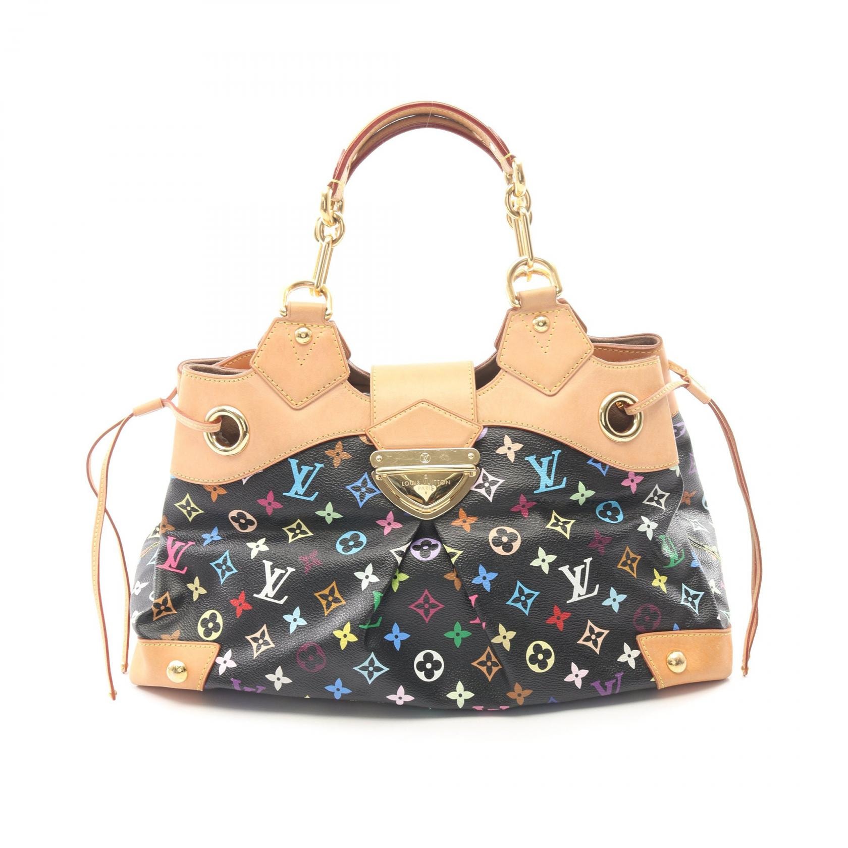 ルイ・ヴィトン LOUIS VUITTON ウルスラ モノグラムマルチカラー ノワール ハンドバッグ バッグ PVCコーティングキャンバス レザー モノグラム・マルチカラー ノワール レディース ブラック系 M40124 【中古】