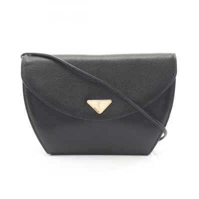 サンローランパリ SAINT LAURENT PARIS ヴィンテージ ショルダーバッグ バッグ レザー レディース ブラック系 【中古】