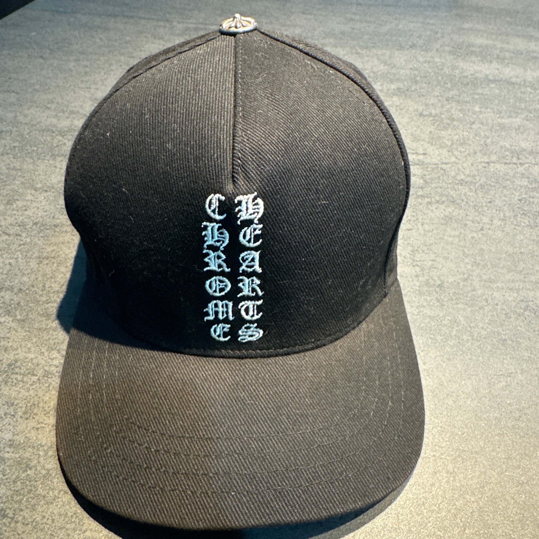 Chrome Hearts Baseball Cap CH Logo "Black/White"