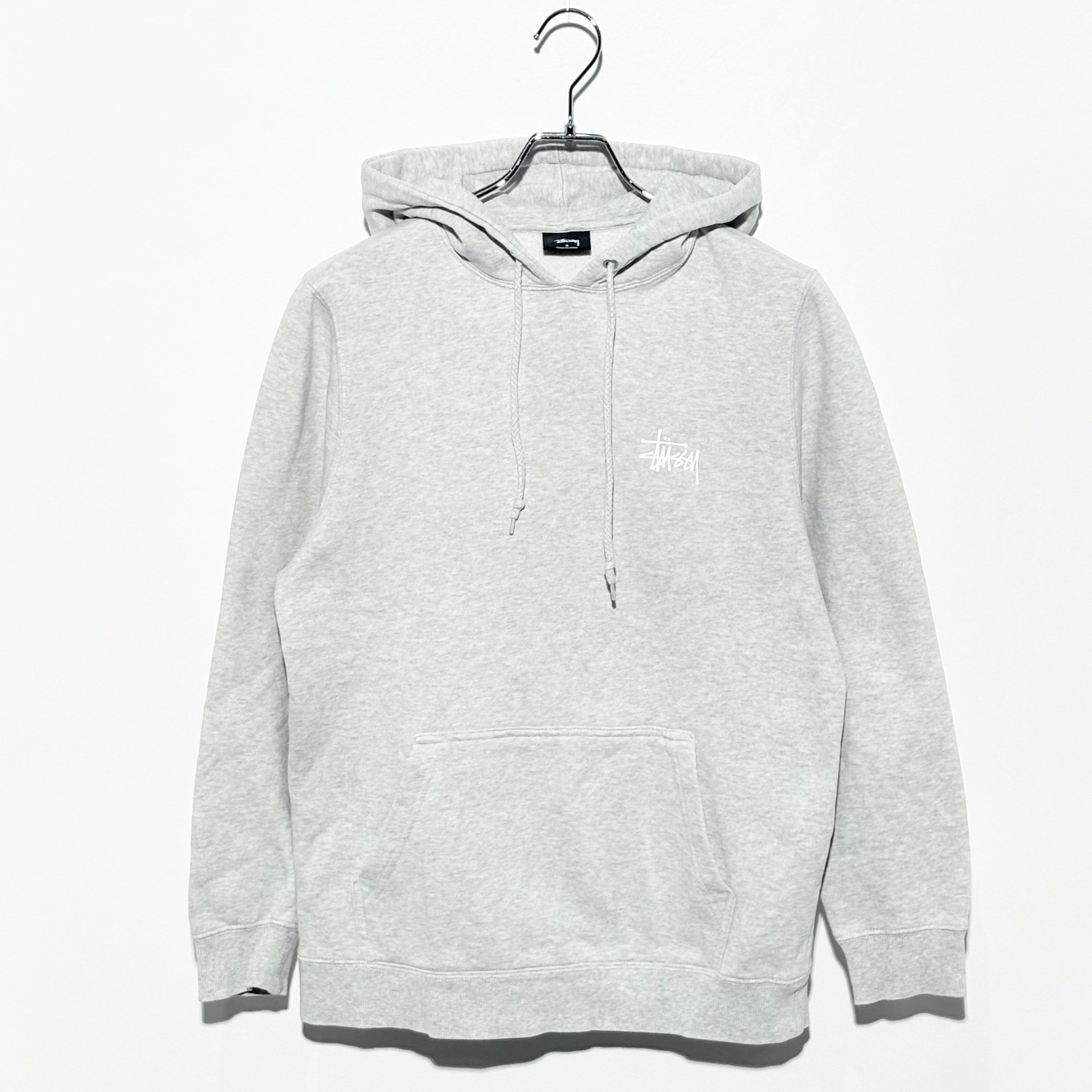 STUSSY BASIC STOCK HOODIE Grey
