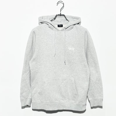 STUSSY BASIC STOCK HOODIE Grey