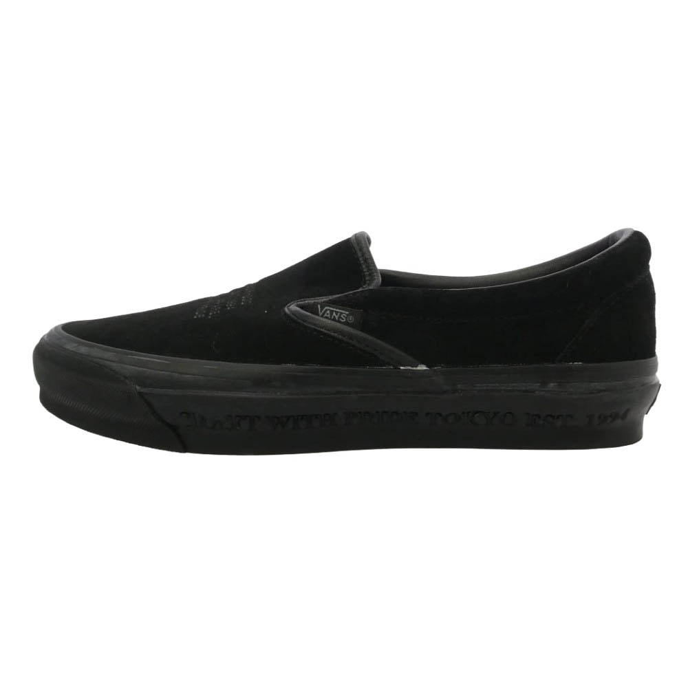 NEIGHBORHOOD ネイバーフッド VANS バンズ 25SS 251VFVNN-FWM01 × VANS OTW Classic Slip-On バンズ スエード レザー クラシック スリッポン ローカット スニーカー シューズ US9【中古】