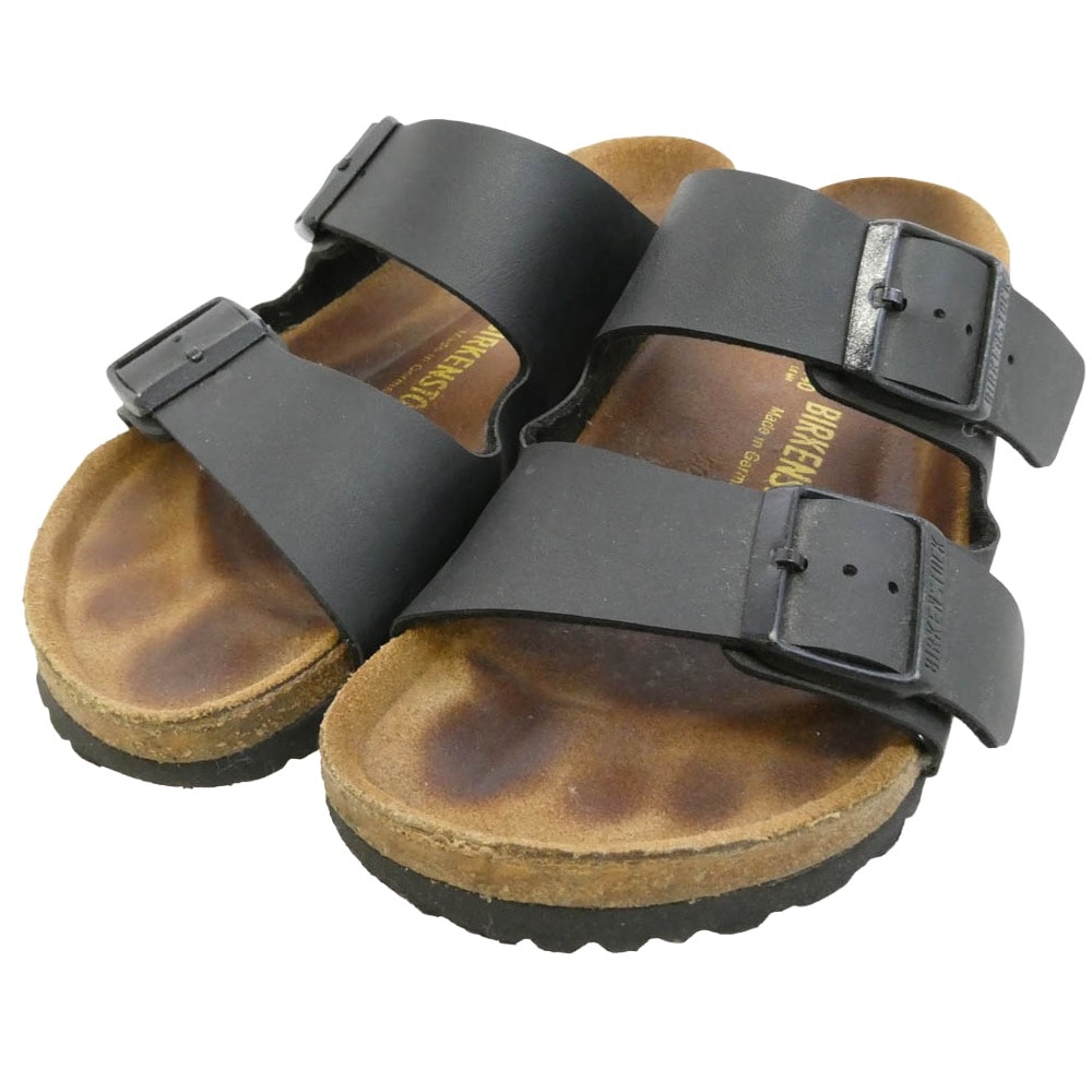 BIRKENSTOCK ビルケンシュトック Arizona アリゾナ サンダル ブラック系 24cm【中古】