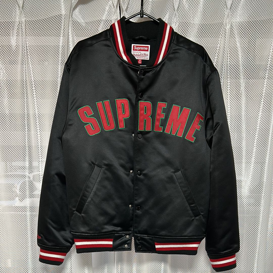 Supreme / Mitchell & Ness® Satin Varsity Jacket 