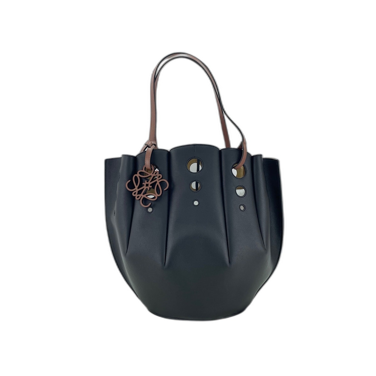 ロエベ LOEWE シェル トートバッグ レザー【中古】