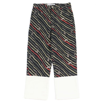 美品 ロエベ×パウラズイビザ
パンツ マルチカラー 総柄 メンズ 44 H2282480IB