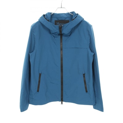 ヘルノ Herno マウンテンパーカー 衣料品 アウター ポリエステル メンズ ブルー系 【中古】