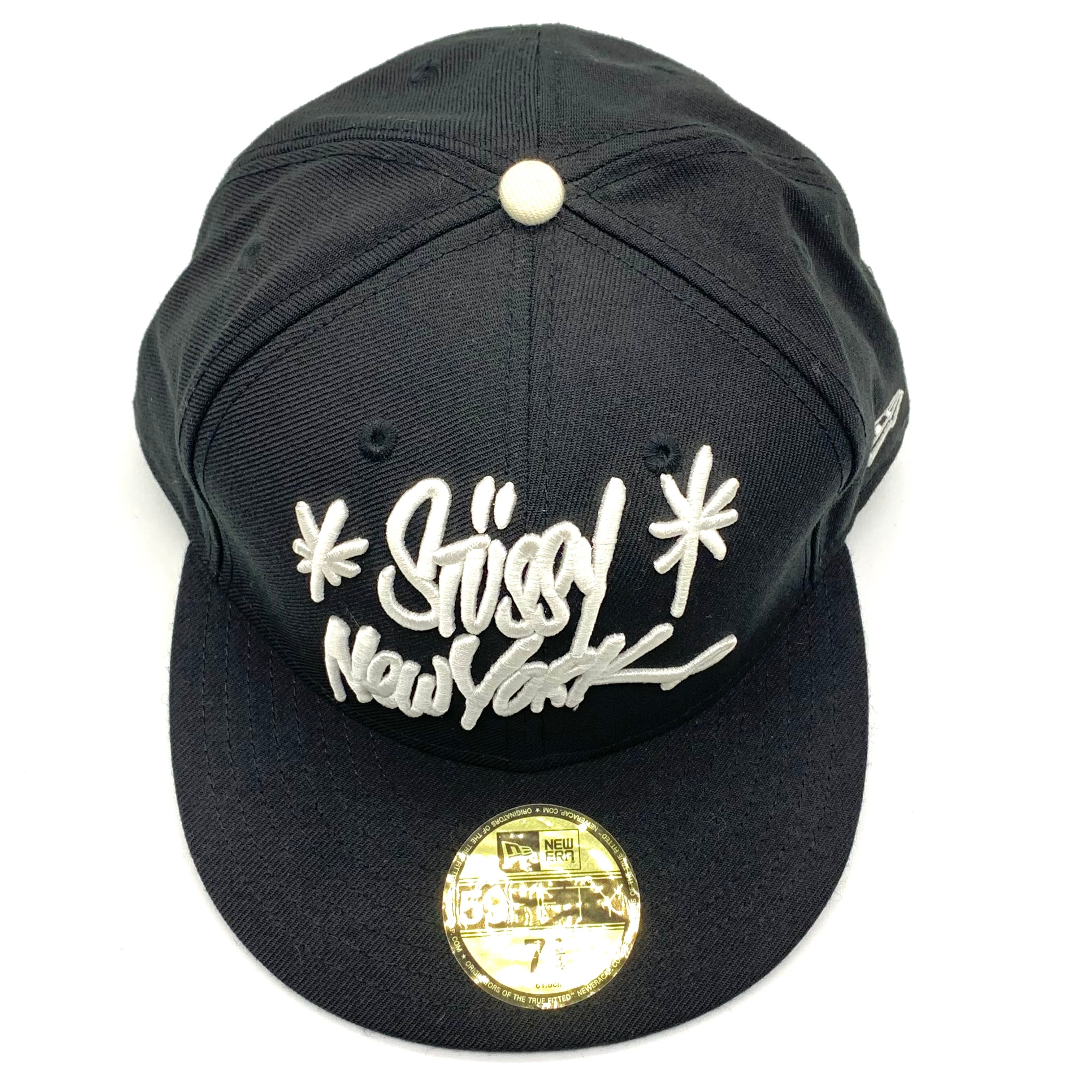 STUSSY × NEW ERA 59FIFTY Stussy new york Logo Cap Black