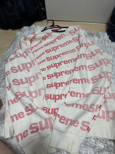 Supreme Radial Crewneck "White"
